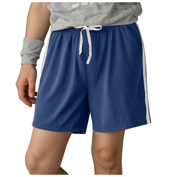 Cathalem Boys Athletic Shorts with Pockets Toddler Boys Shorts Baby Summer Active Jogger Shorts (Dark Blue,4-5 Years)
