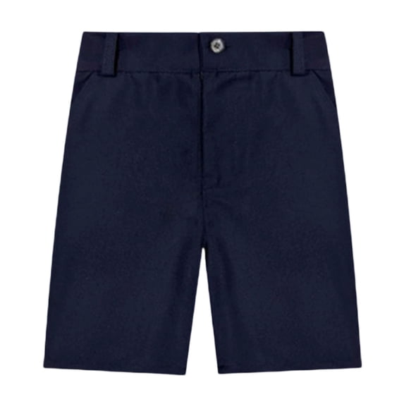 Cathalem Boys School Uniform Stretch Performance Shorts Navy