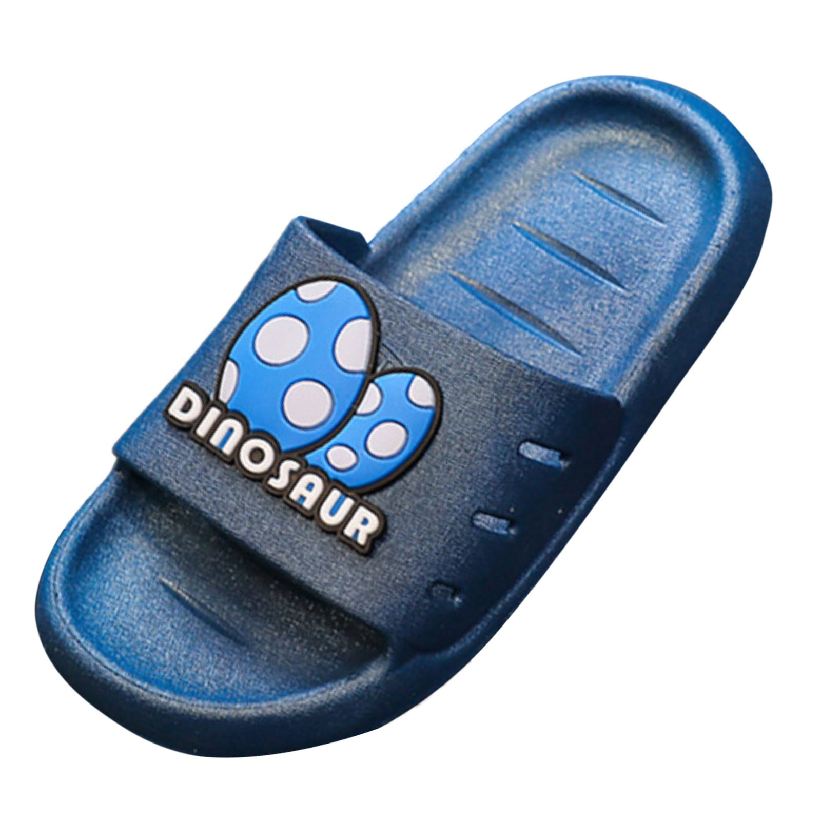 Cathalem Boys Slippers Kids Cloud Slides Girls & Boys Flip Flops Slip On Beach Sandals Youth Pool Shower Shoes Summer Slippers (Blue,9)