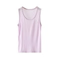 thumbnail image 1 of Cathalem Boys Tops Toddler Boys Solid Crewneck Sleeveless Sports Athletic Tank Top (Purple,12-18 Months), 1 of 3