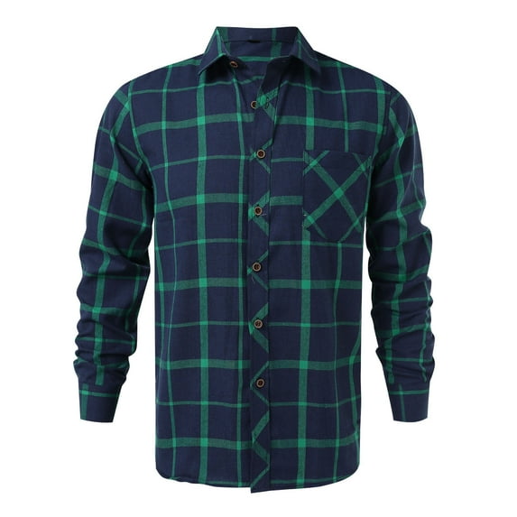 Cathalem Button Down Shirt Men Beach Mens Cotton Button Down Shirt Casual Stylish Long Sleeve Business Shirts(Green,XXXXL)