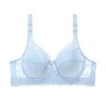 thumbnail image 1 of Cathalem Comfort Bra, Bra with Full Coverage, Push-Up Bra with Natural Lift, Comfortable Bra Women T Shirt Bra(Blue,95B), 1 of 3