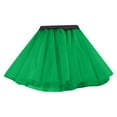 thumbnail image 1 of Cathalem Dance Skirts for Girls Toddler Girls Tutu Skirt Kids Solid Tiered Princess Party Layered Little Tulle Skirts for Girls (Green,3-8 Years), 1 of 3
