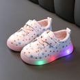 thumbnail image 1 of Cathalem Girl Shoes Size 4 Kids Led Light Bling Children Sport Shoes Baby Luminous Girls Baby Shoes Toddler Shoes Boy Size 10 Shoes Pink 3.5 Years, 1 of 5