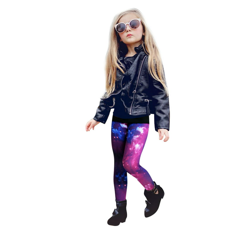 Cathalem Girls Clothes Size 10 12 Clothes Clothing Baby Sweet Pants Kids  Children Leggings Young Girl Clothes Pants Purple 9-10 Years