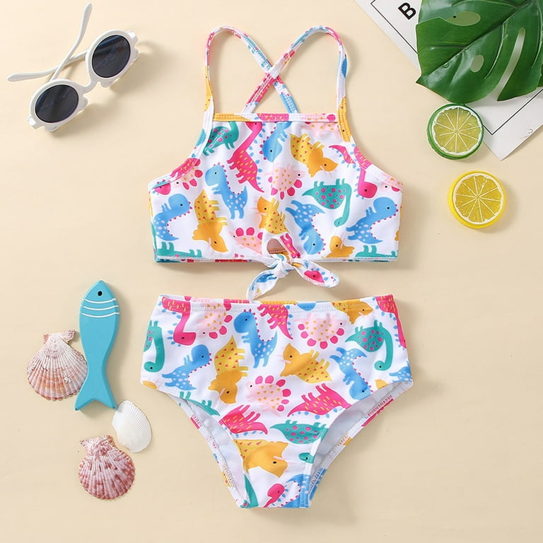 Cathalem Swimsuit for Girls 16 Summer Toddler Girls Bowknot