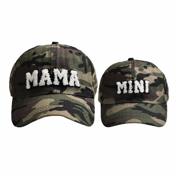 Cathalem Kids Hat Toddler Baseball Cap Washed Cotton Washed Adjustable Caps Hats for Toddler Boys Girls (Camouflage,A)