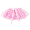 thumbnail image 1 of Cathalem Kids Skirt Girls' Polka Dot Tutu Glitter Ballet Triple Layer Tulle Dance Skirt (Pink,2-4 Yesrs), 1 of 3