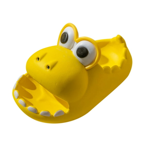 Cathalem Kids Slippers Kids Boys Girls Slides Sandals Comfort Non-Slip Beach Pool Shower Shoes Indoor Outdoor (Yellow,9.5M)