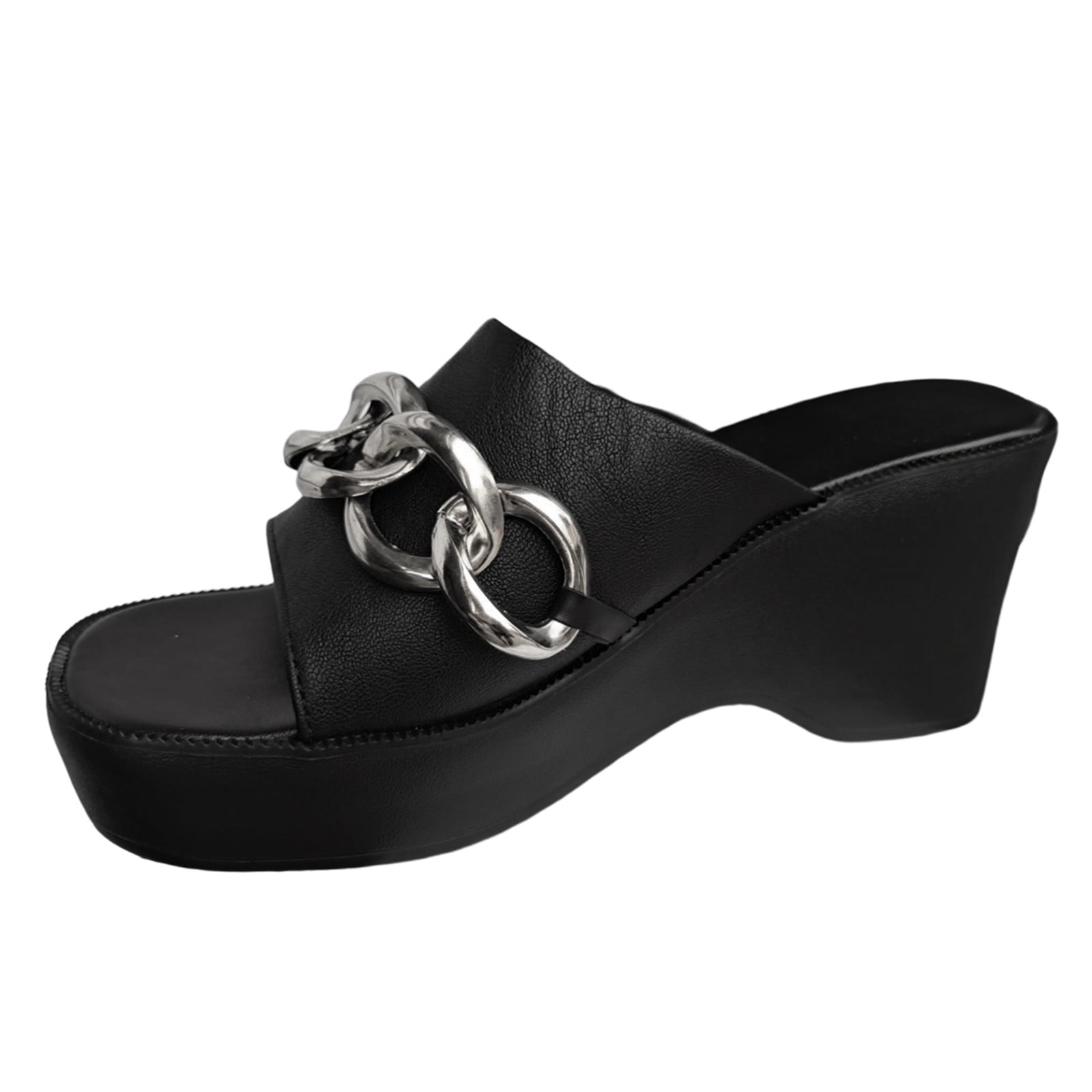 Cathalem Ladies Sandals Comfort Women Fashion Comfortable Slip On Flat ...
