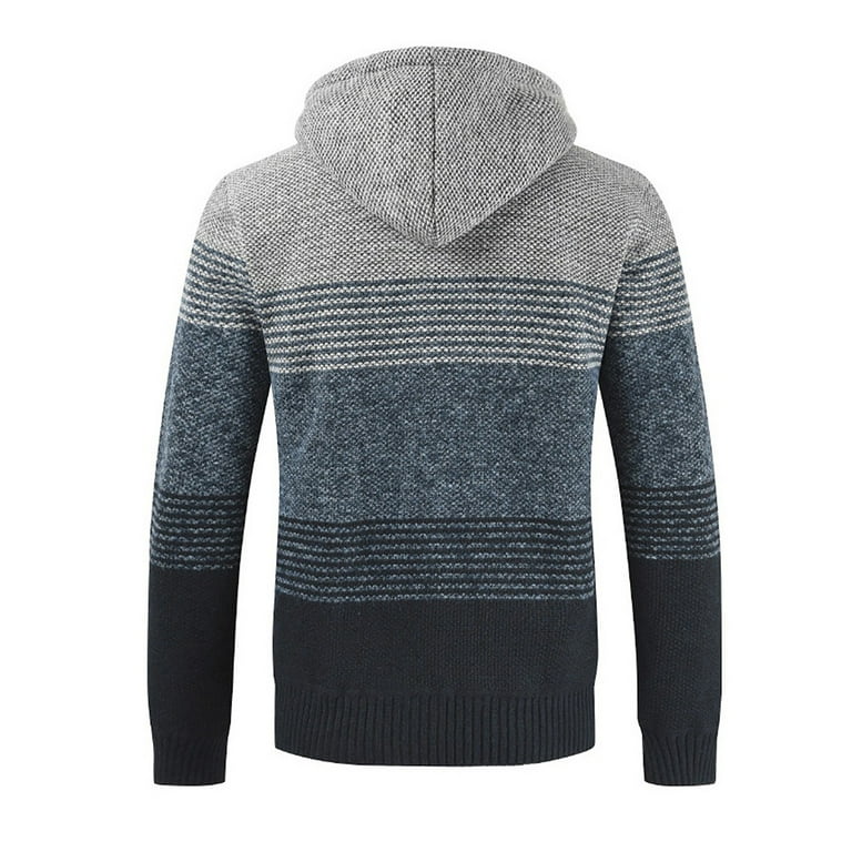 Mens zipped cardigan with collar and side pockets discount