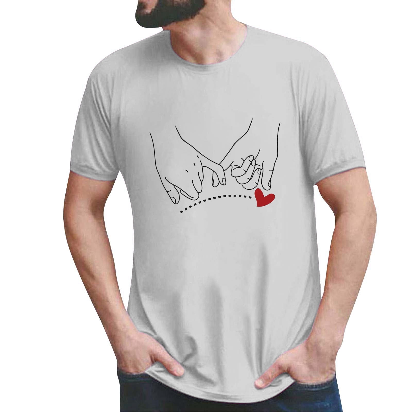 Cathalem Mens Undershirts Men Streetwear TShirt Retro Vintage Relaxed