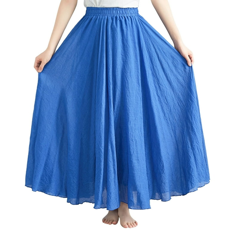 womens summer midi bubble linen skirt 4355 womens summer midi bubble linen skirt 4355