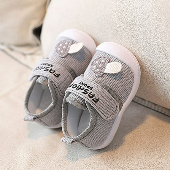 Cathalem Nautical Baby Girl Shoes Lisdwde Unisex Child Boys Girls Slip Lightweight Toddlers Walking Running Leather Baby Girl Grey 12