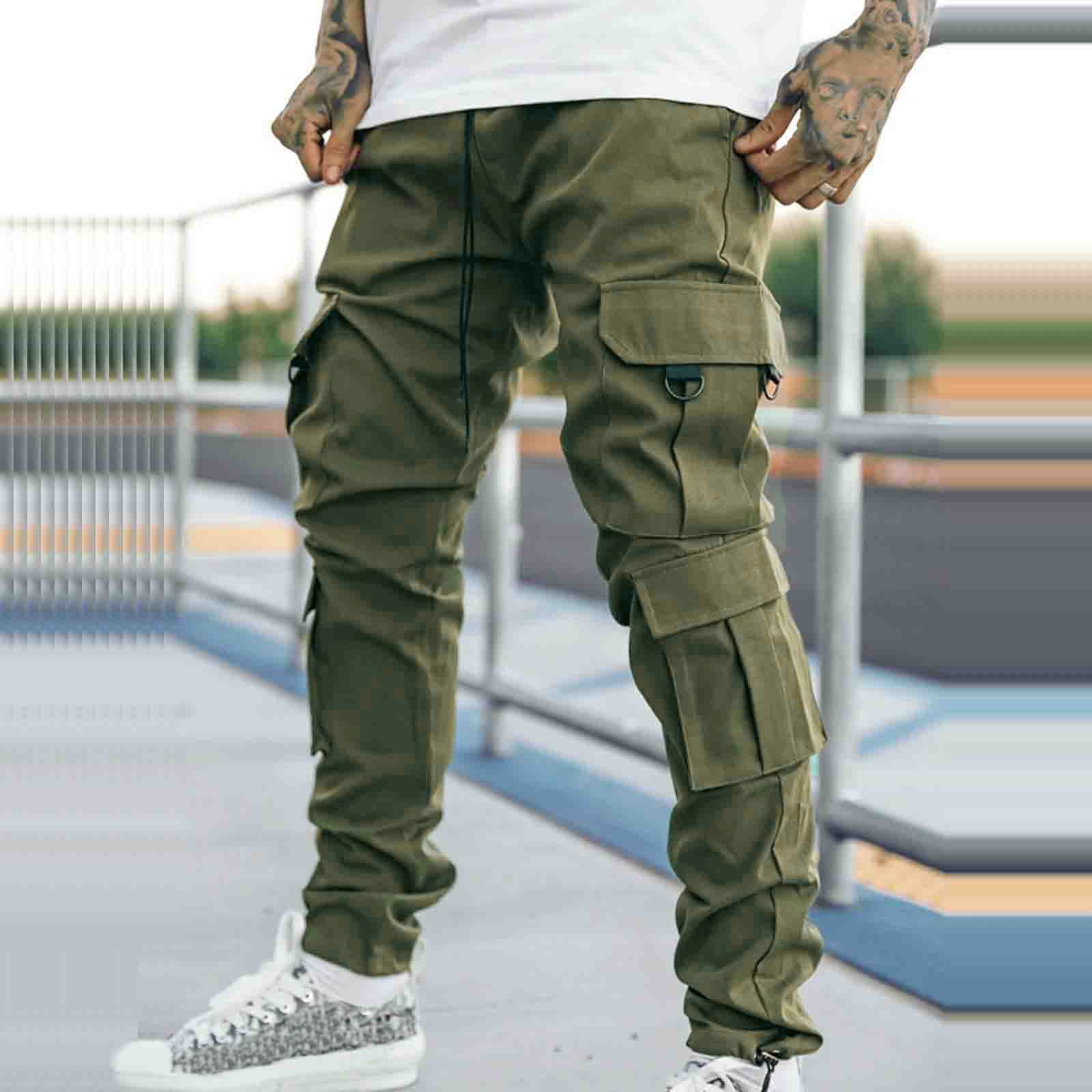 Cathalem Olive Cargo Pants Men All Season Fit Pant Casual Cathalem Olive Cargo Pants Men All Season Fit Pant Casual