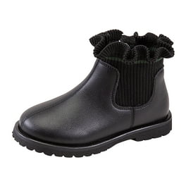 Baby girl black boots size 3 top