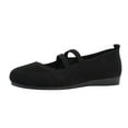 thumbnail image 1 of Cathalem Shoes Women Adult Female Dress Casual Shoes for Women Low Heel Knitting Comfortable Flat Casual Shoes Casual Comfy Shoes for Women Black 8, 1 of 6