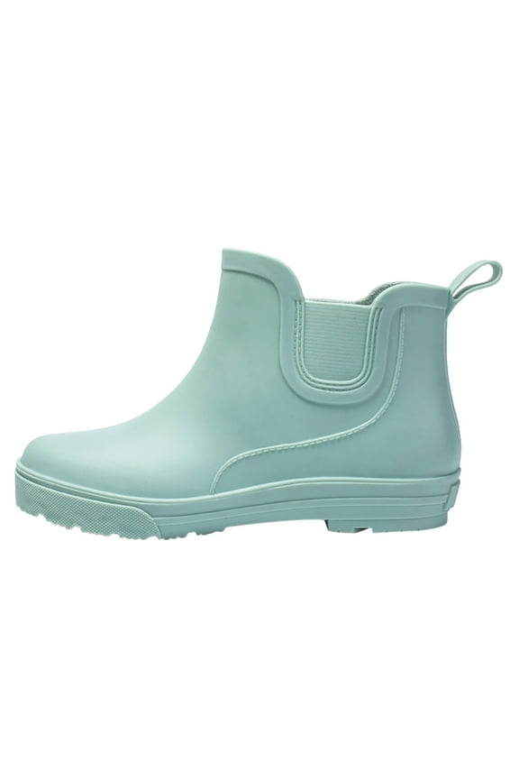 Shoes Women Adult Female Extra Wide Width Women's Boots with Cotton Inside Rain Boots Outdoor Rubber Water Shoes Rain Boots Leopard C 8