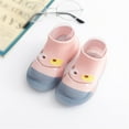 thumbnail image 1 of Cathalem Shoes for 2 Year Old Boy Boys Girls Animal Cartoon Socks Shoes Toddler WarmThe Floor Boys Shoes Pink 0 Months, 1 of 3