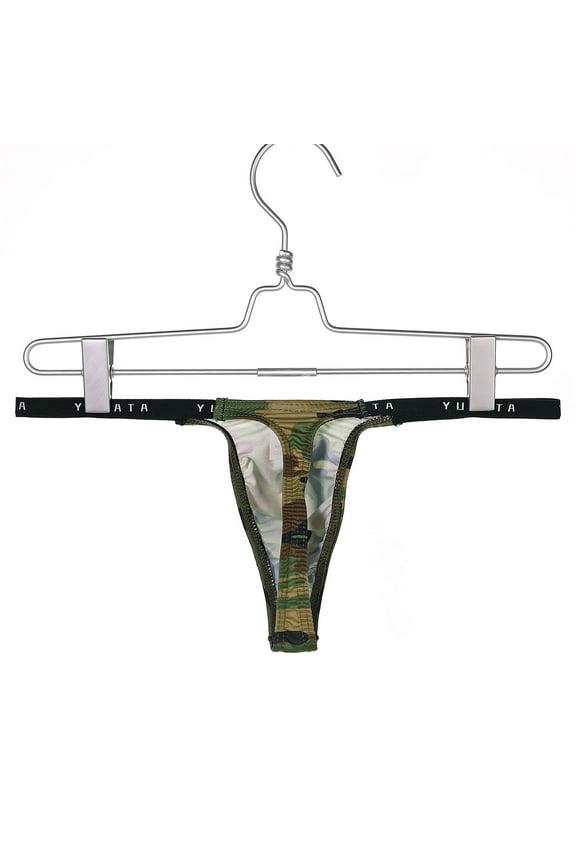 Shorts Underwear for Men Men Printed Breathable Camouflage Low Waist Knitted Thong Mens Boxers Briefs Underpants Army Green Large