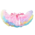 thumbnail image 1 of Cathalem Skirt for Kids Girls' Polka Dot Tutu Glitter Ballet Triple Layer Tulle Dance Skirt (Pink,0-1 Years), 1 of 4