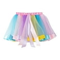 thumbnail image 1 of Cathalem Skirts for Girls Princess Skirt for Girls Tutu Skirt Toddler Cute Party Dance Skirt Solid Color Net Yarn Sequins Star Tulle (Light Purple,6), 1 of 2