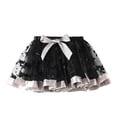 thumbnail image 1 of Cathalem Skirts for Kids Tutu Skirt Girls Elastic Ballet Dance Skirts 3 Layers Tulle Tutu for Toddler Kid Children (Black,4-6 Years), 1 of 7
