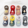 thumbnail image 1 of Cathalem Slip on Shoes Boys Baby Home Slippers Cartoon Warm House Slippers For Lined Winter Indoor Boys Flexible Shoes BU1 6 Months, 1 of 3