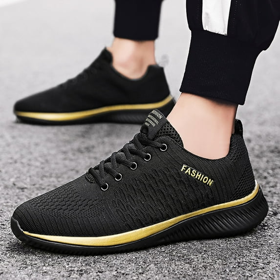 Cathalem Sneaker Heels for Women Size 11 Women Men Runing Shoes Mesh Outdoor Lace-Up Couples Sneaker Booties for Women Size 12 Gold 8