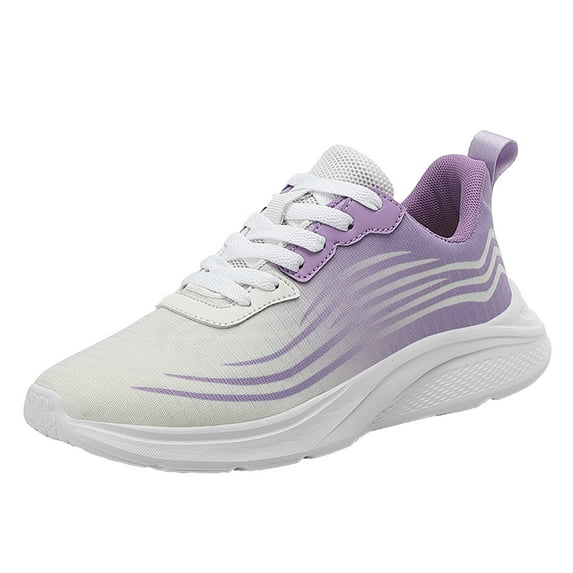 Cathalem Sneaker Women Adult Female Work Women's Max Cushioning Wide Sneaker Mesh Breathable Outdoor Women's Sneaker Guards Womens Purple 8