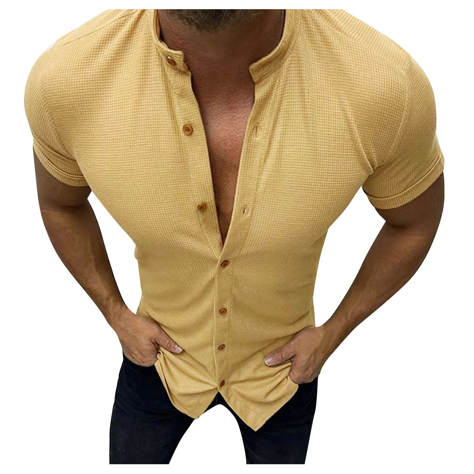 Cathalem Summer Beach Button Down Shirts for Men Hawaiian Shirt for Men