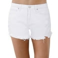 thumbnail image 1 of Cathalem Summer Casual Denim Shorts for Women Jean Shorts Womens Stretchy Ripped Denim Shorts(White,XL), 1 of 4