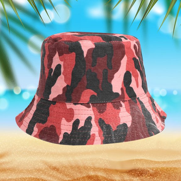 Cathalem Sun Hat Bucket Hat Ladies Mens And Womens Summer Fashion Casual Sun Shade Go Out To Play Fisherman Hat Slouch Hat Men 62 Hat Red One Size