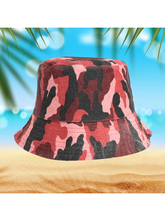 Sun Hat Bucket Hat Ladies Mens And Womens Summer Fashion Casual Sun Shade Go Out To Play Fisherman Hat Slouch Hat Men 62 Hat Red One Size