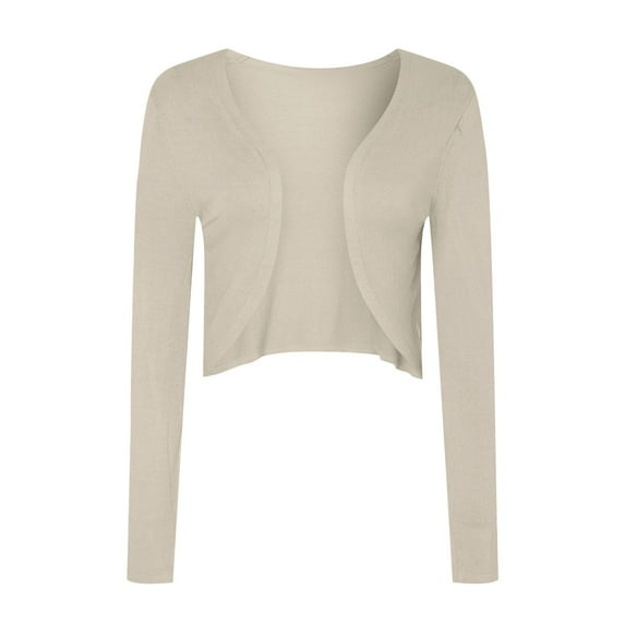 Cathalem Sun Knit Cardigan Women's Thin Ice Silk Coat Shawl,2024 New Sun Knit Cardigan,Knitted Cardigans for Women (Beige,A)