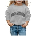 thumbnail image 1 of Cathalem Sweatshirts for Girls Sweatshirts for Girls Kids Hoodies Hooded Pullover Fuzzy Cute Girl Sweatshirts (Grey,8-10 Years), 1 of 3