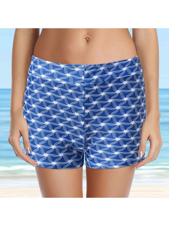 Swim Trunks Men Short Women Buttom Running High Waist Bikini Bottoms Swim Briefs Beach Shorts Swim Women's Swim Shorts Underwear Blue XX-Large
