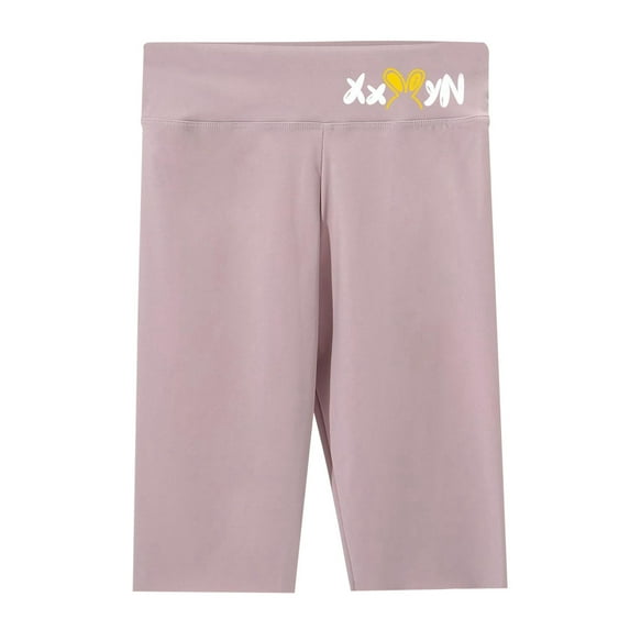 Cathalem Teen Girl Shorts Girls Biker Shorts Elastic Waistband,Dance,Gymnastics. (Purple,7-8 Years)