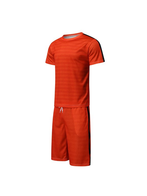 Three Button Suit Men Summer Spring And Summer Striped Squares Tracksuit 2 Piece Outfits Short Modern Suits for Men Suit Red Small