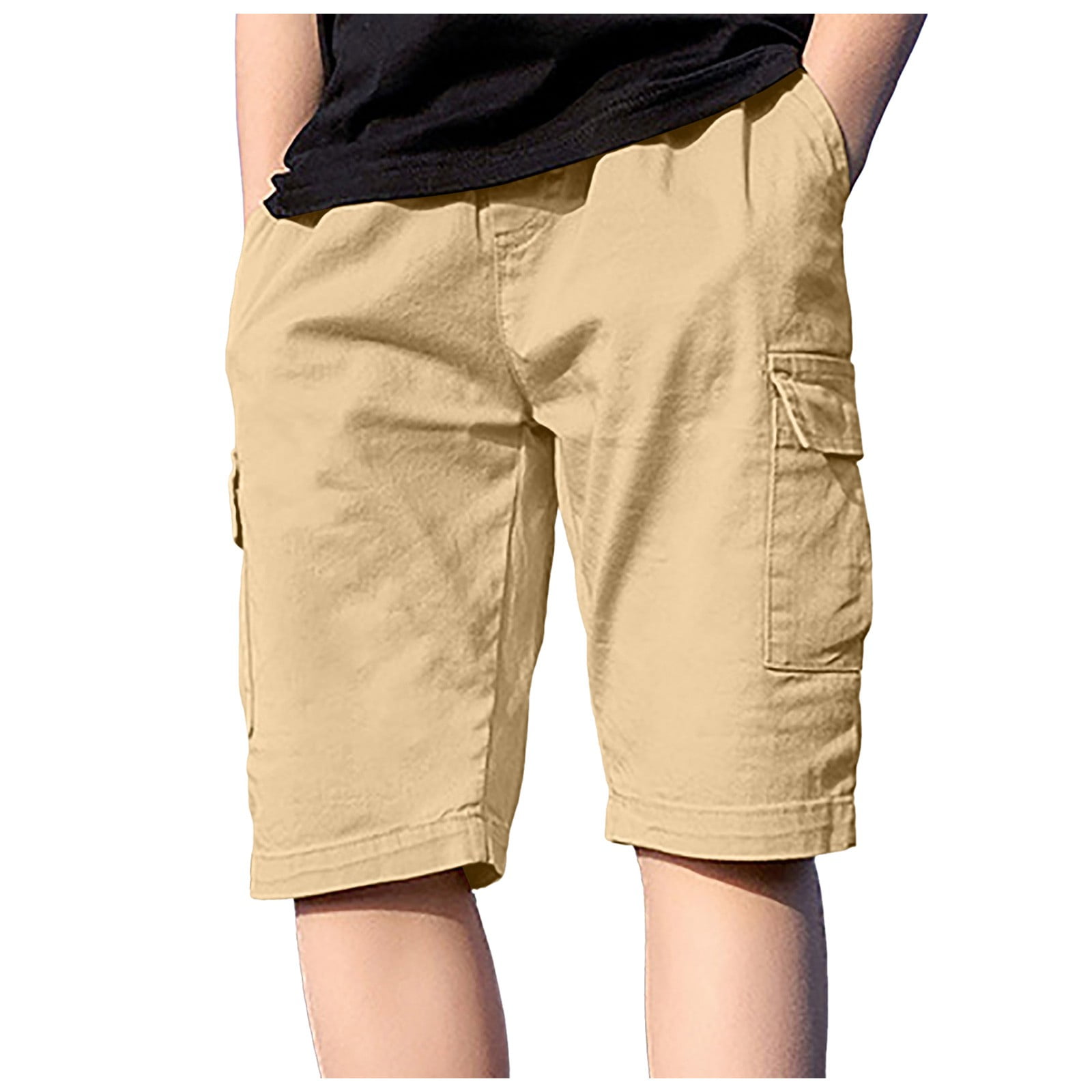 Youth 5in UPF 50+ Quick Dry Fishing Shorts FP03Y, Chili Red / Medium