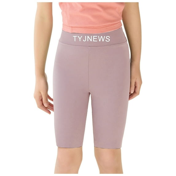 Cathalem Toddler Shorts for Girls Girls Shorts Girls Bike Shorts Toddler Biker Summer Shorts for Girls (Purple,14-16 Years)