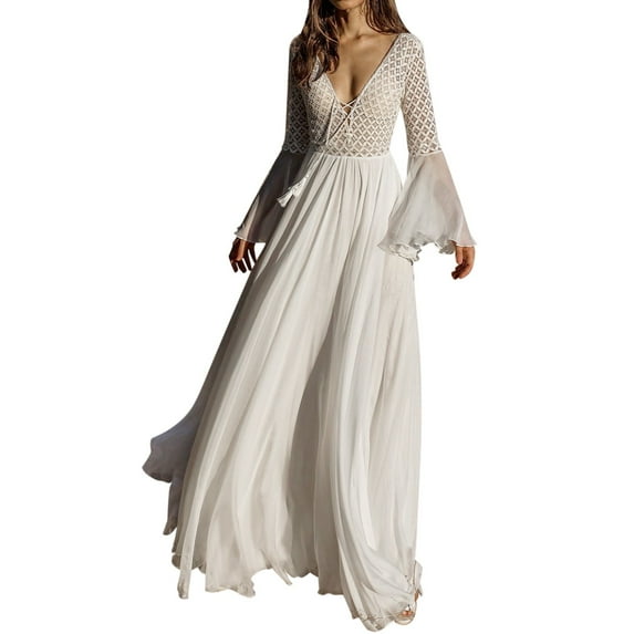 Cathalem Wedding Dresses for Women Elegant Lace Mother of The Bride Dresses for Wedding 2024 with Train Tulle Mother of The Groom Dress (White,One Size)