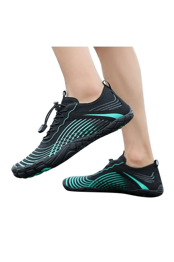 Women Running Shoes Lightweight Hike Footwear Barefoot Shoes Womens Mens, Barefoot Shoes, Quick Dry Healthy Non-Slip Baresteps Athletic (Green,11.5)