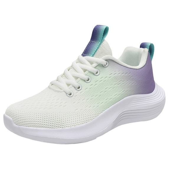 Cathalem Women Running Shoes Slip Ins Womens Slip On Sneakers Hands Free Orthopedic Walking Maternity Shoes for Plantar Fasciitis Relief (Purple,8.5)