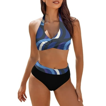 Cathalem Women Swimsuit Bikini Set Two Piece Bathing Suit Bathing Suit for Women Two Piece(Multi-color,XXL)