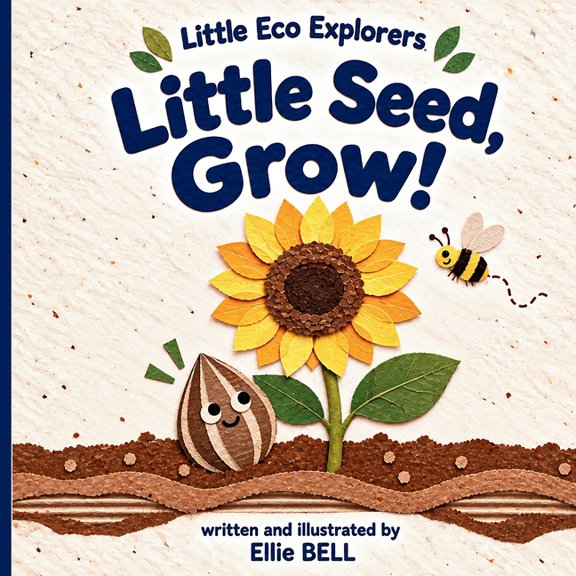 Little Eco Explorers Little Seed Grow: A Gentle Picture Book About Growing Plants for Ages 3-5, (Paperback)