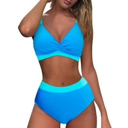 Women Cross Wrap Halter Bikini Set High Waisted Bathing Suits Push Up Two Piece Swimsuits Walmart