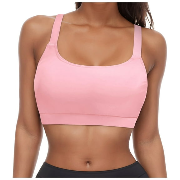 Cathalem Women's Bikini Swimsuits - Push Up Swim Top Only Bra Padded Swimsuit Tops 2025 Bathing Suit Tops (Light Pink,M)