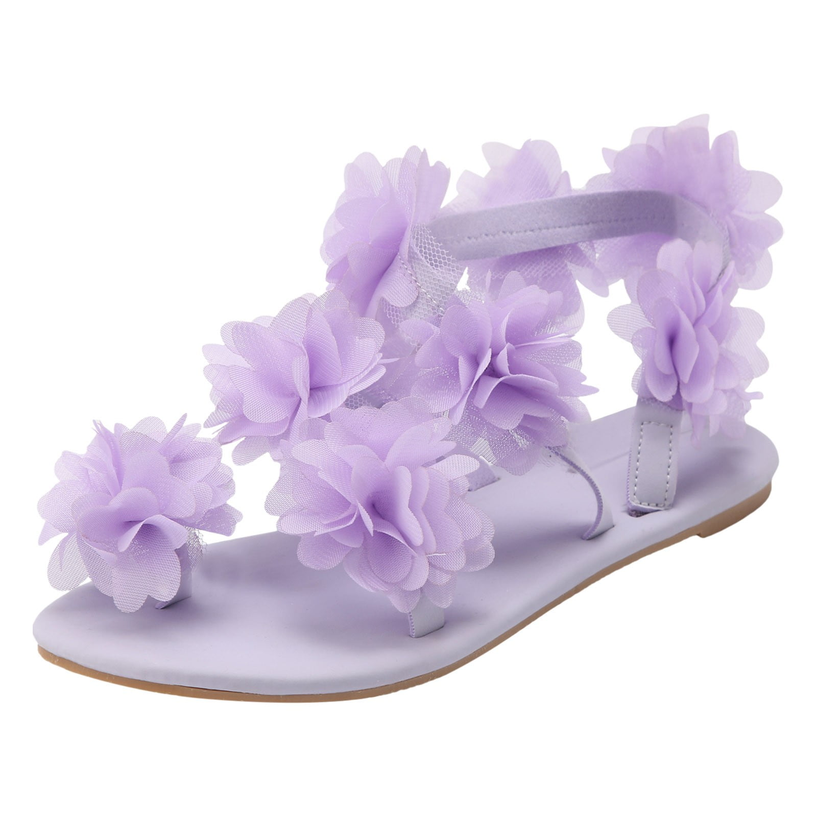Purple Floral Amour Women's Slide Sandals