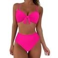 thumbnail image 1 of Cathalem Womens Bathing Suits 2 Piece Women's Bikini Swimwear Swimsuit Two Piece Swimwear(Pink,L), 1 of 5